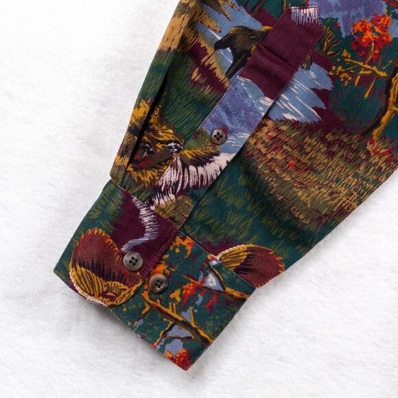 BANANA REPUBLIC SAFARI & TRAVEL Animal Outdoor Hunting Button Up Shirt Mens XL - Picture 6 of 7